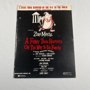 A Funny Thing Happened On Way To Forum Vocal Book Sondheim 1962 Chappell Sheet